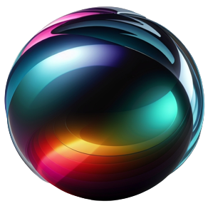 3D Animation Style gradient 3d sphere